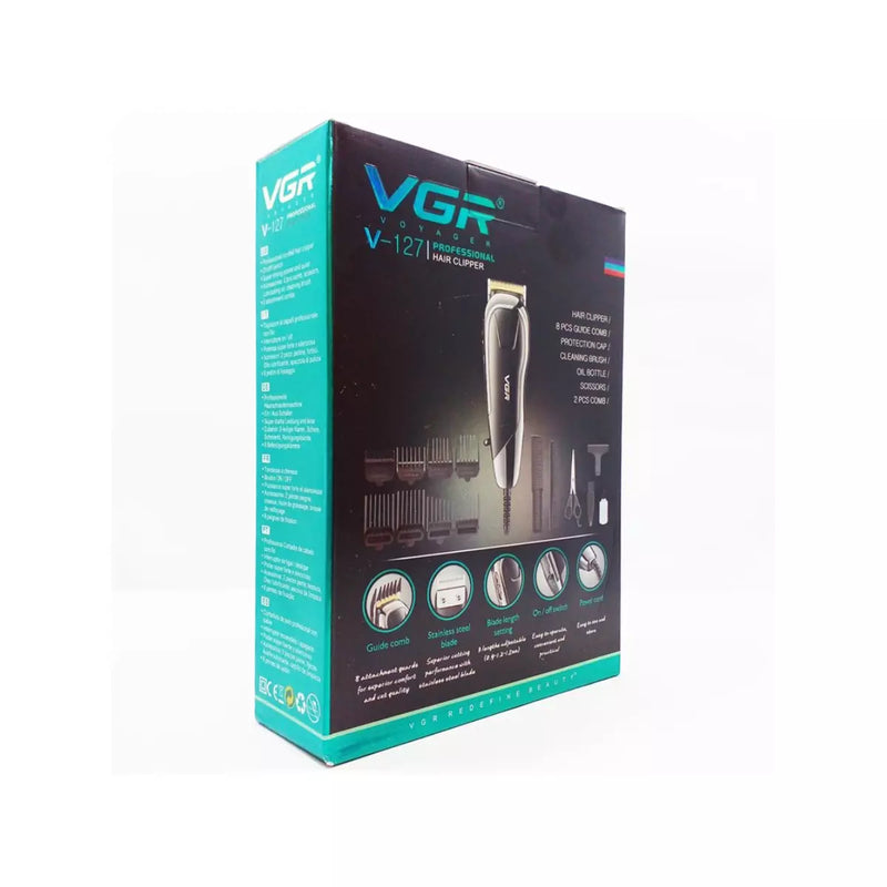 Máquina de Cortar Cabelo Profissional V-127 | VGR ®