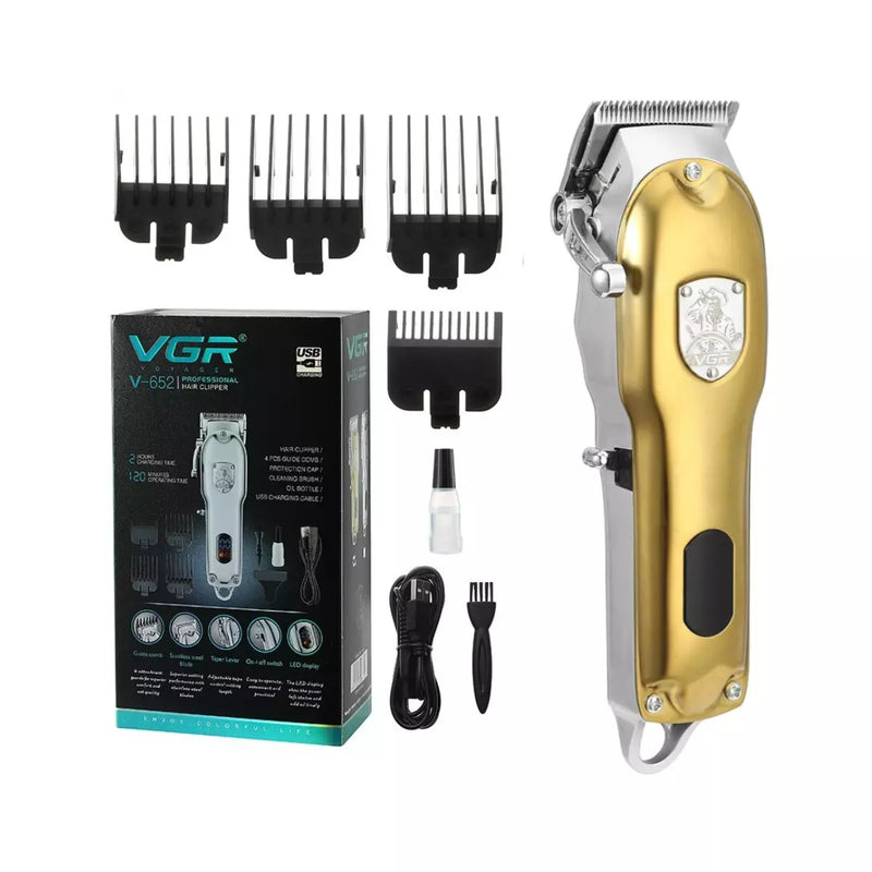 Máquina de Cortar Cabelo Profissional V-652 | VGR ®