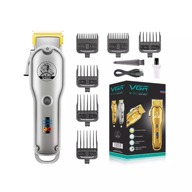 Máquina de Cortar Cabelo Profissional V-650 | VGR ®