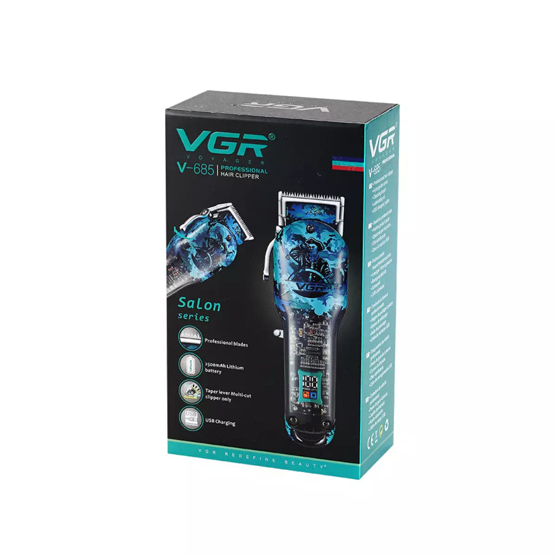 Máquina de Cortar Cabelo Profissional V-685 | VGR ®