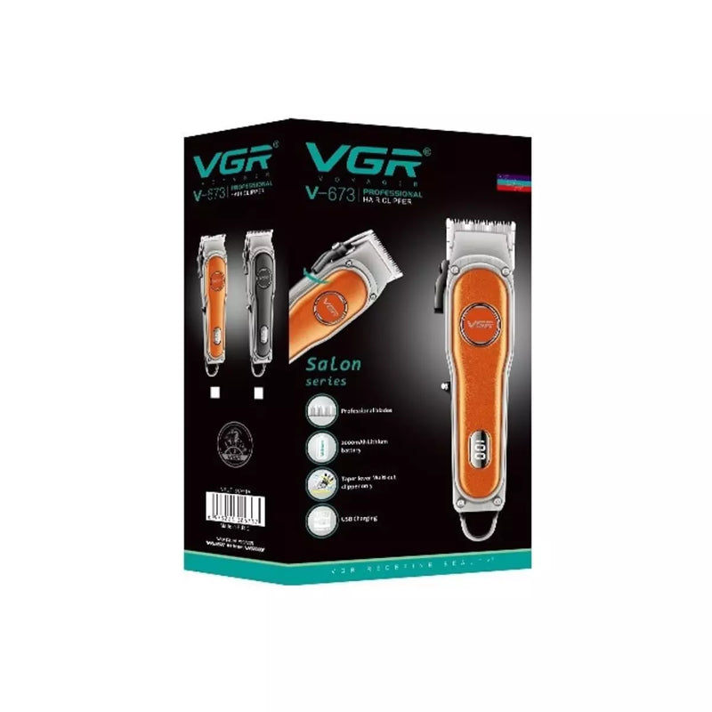 Máquina de Cortar Cabelo Profissional V-673 | VGR ®