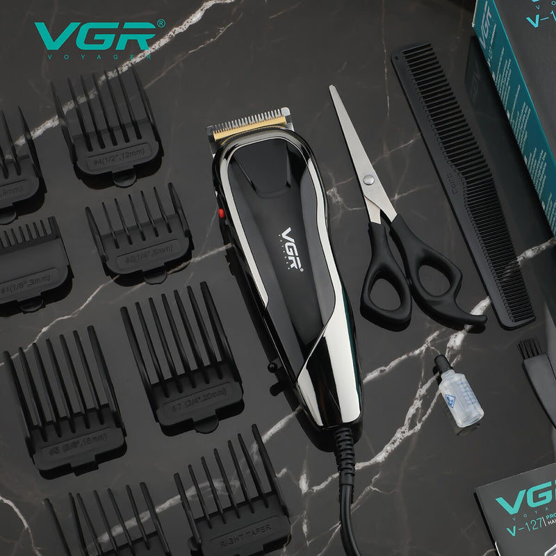 Máquina de Cortar Cabelo Profissional V-127 | VGR ®